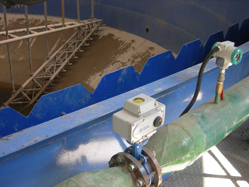 OMAL電動蝶閥在煤炭開采和洗選業的應用